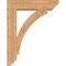 Ekena Millwork Thorton Slat Smooth Bracket w/ Offset Brace, Western Red Cedar, 7 1/2"W x 30"D x 38"H BKT0806X30X38THR06SWR - alternate 3